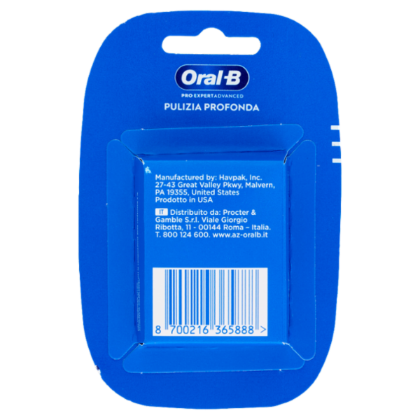 Oral-B Pro-Expert Advanced Filo Interdentale - Nastro Cerato Pulizia Profonda Menta Fresca 50m