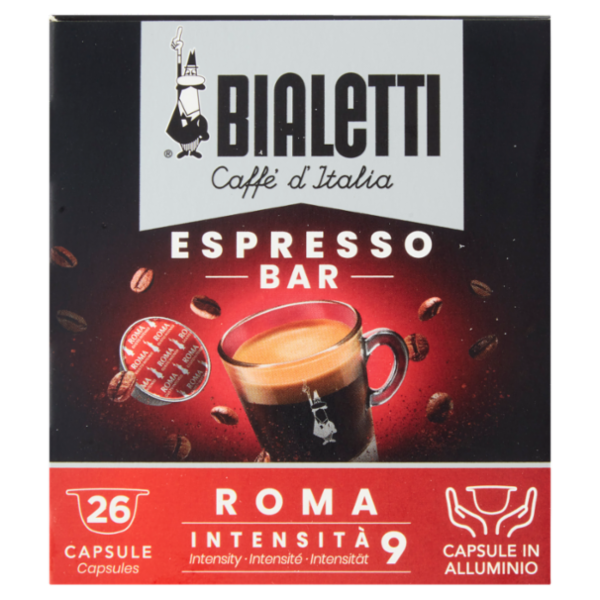 Bialetti Caffè d'Italia Espresso Bar Roma 26 Capsule 182 g