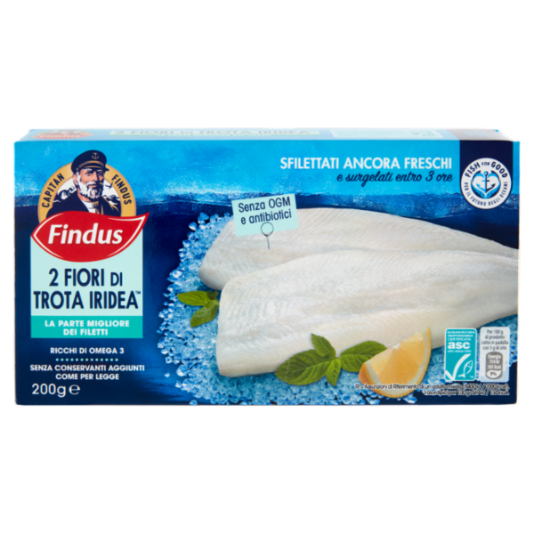 Capitan Findus 2 Fiori di Trota Iridea 200 g