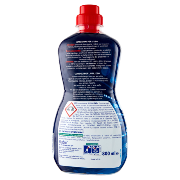 Dash Diamond Bright Gel Smacchiatore 800 ml