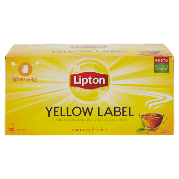 Lipton Yellow Label 25 Filtri 37,5 g