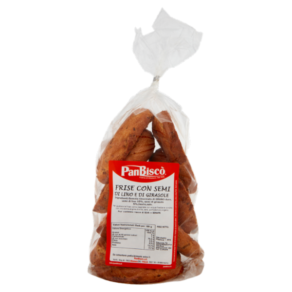 PanBiscò Frise con Semi di Lino e di Girasole 300 g