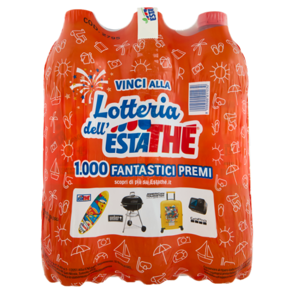 Estathé pesca 6 x 1,5 L