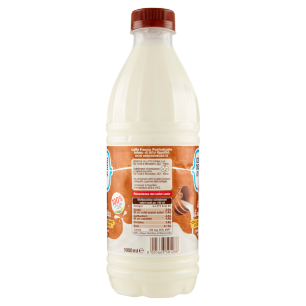 Centrale del Latte di Roma il Latte di una Volta Latte Fresco Intero di Alta Qualità 1000 ml