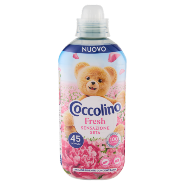 Coccolino Ammorbidente Concentrato Fresh Sensazione Seta 45 Lavaggi 952 ml