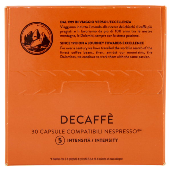 bristot Decaffè 30 capsule compatibili Nespresso* 165 g