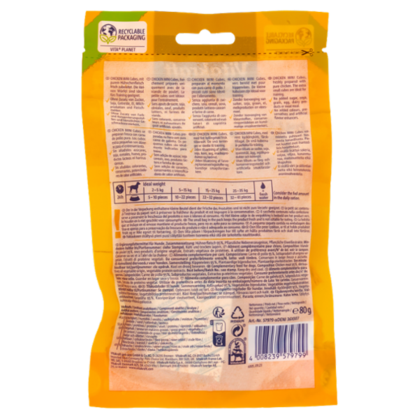 Vitakraft pure Chicken Mini Cubes 80 g