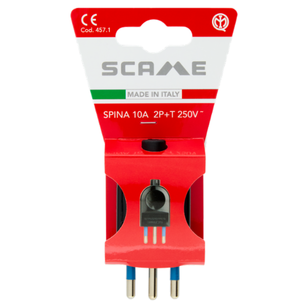Scame Spina 10A 2P+T 250V