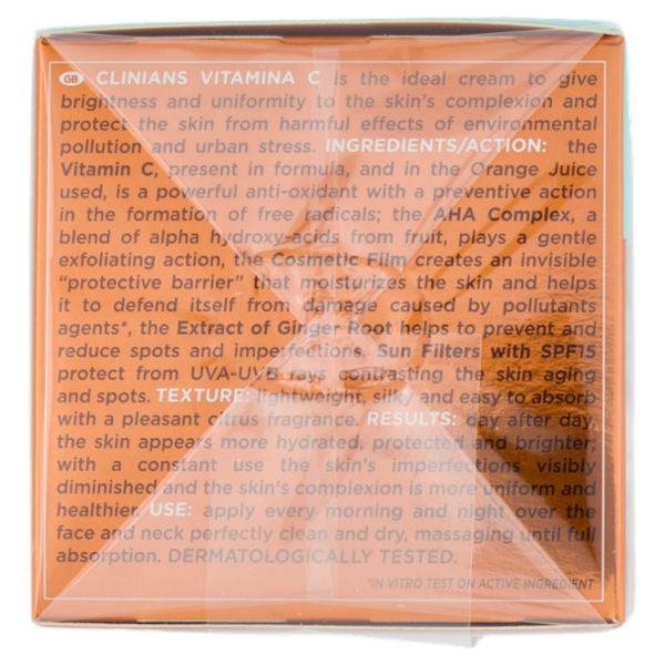 Clinians Vitamina C Trattamento Illuminante SPF15 50 mL