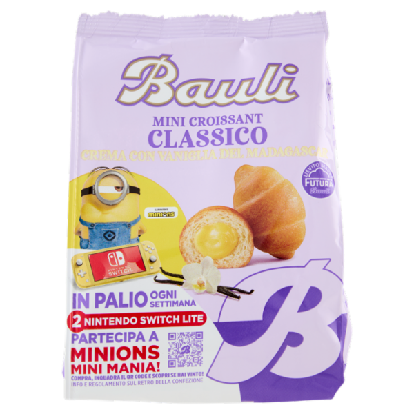Bauli Mini Croissant Classico Crema con Vaniglia del Madagascar 75 g