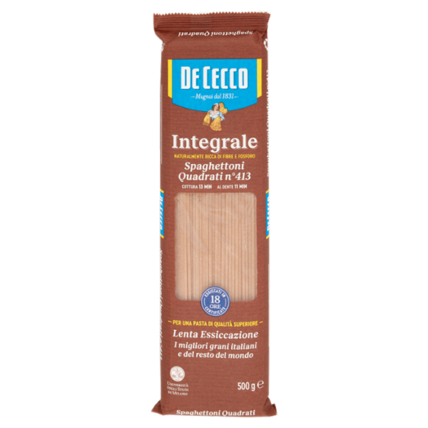 De Cecco Integrale Spaghettoni Quadrati n° 413 500 g