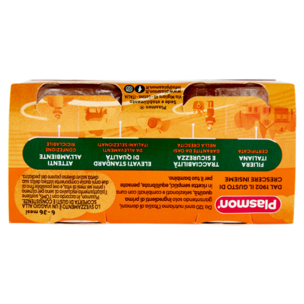 Plasmon Omogeneizzato Pollo con cereale 4 x 80 g