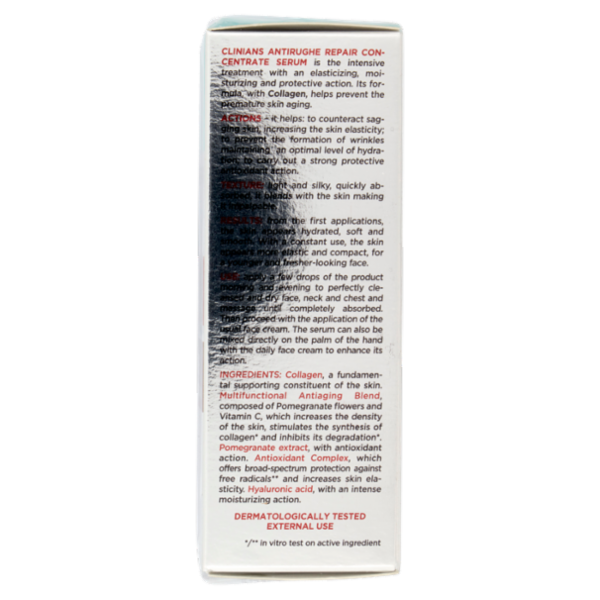 Clinians Antirughe Repair Siero Concentrato Collagene ed Estratto di Melograno 30 mL