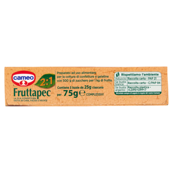 cameo Fruttapec 2:1 Gusto Equilibrato 3 x 25 g