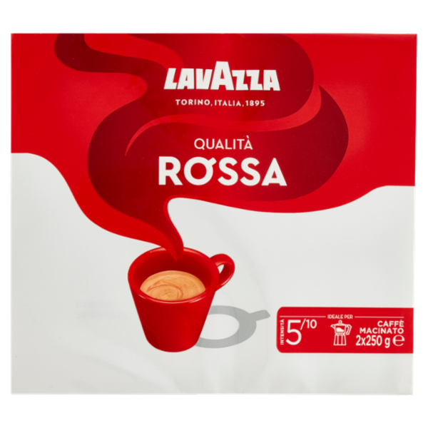 Lavazza Qualità Rossa Caffè Macinato 2 x 250 g