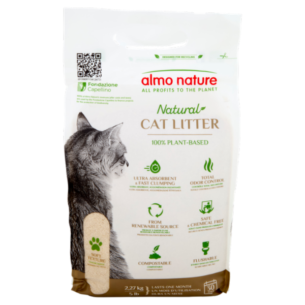 almo nature Natural Cat Litter 100% Plant-based 2,27 kg