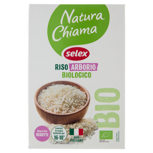 Selex Natura Chiama Riso Arborio Biologico 500 g