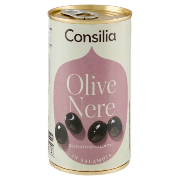 Consilia Olive Nere Denocciolate in Salamoia 350 g