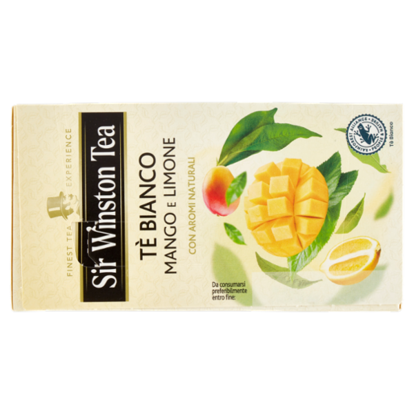Sir Winston Tea Tè Bianco Mango e Limone 20 x 1,25 g