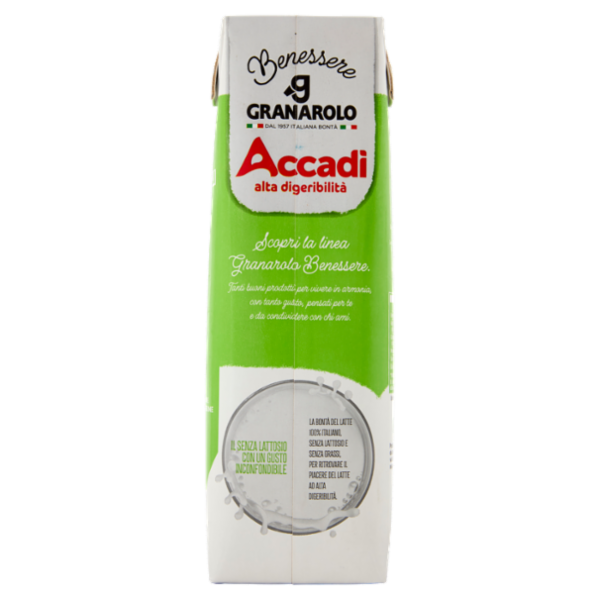 Granarolo Benessere Accadì Senza Lattosio Senza Grassi 1 L