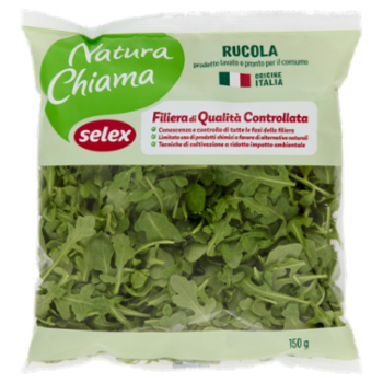 Selex Natura Chiama Rucola Lavata e Pronta Per Il Consumo 150 g