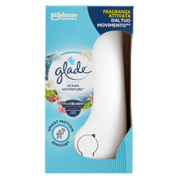 Glade Sense&Spray, Profumatore per Ambienti, Fragranza Ocean Adventure 18ml