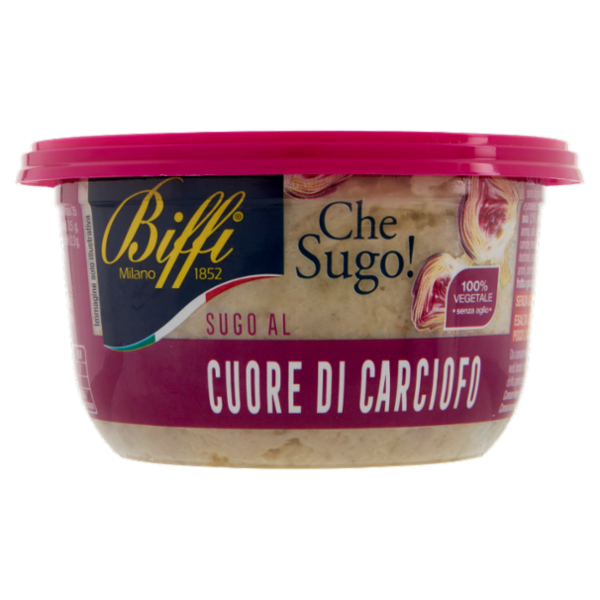 Biffi Che Sugo! Sugo al Cuore di Carciofo 100% Vegetale senza aglio 150 g