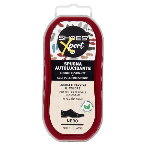 Shoes'Xpert Spugna Autolucidante Nero 3 ml