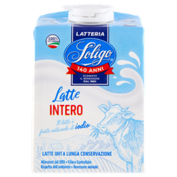 latte intero uht a lunga conservazione