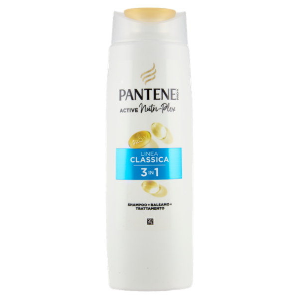 Pantene Pro-V Linea Classica 3 in 1 Shampoo + Balsamo + Trattamento Active Nutri-Plex 250 ml