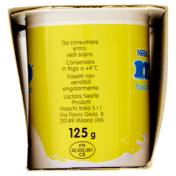 NESTLÉ MIO Yogurt Cremoso Senza Pezzi Gusto Biscotto 2x125g