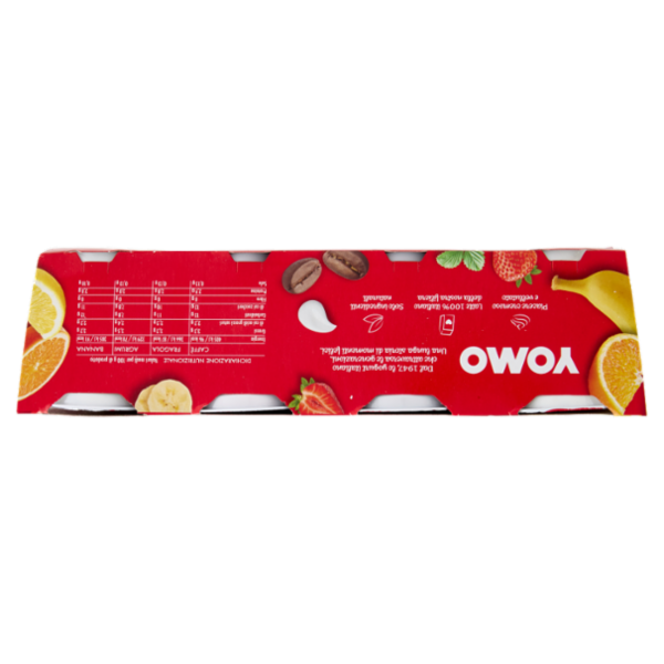 Yomo Caffè, Fragola, Agrumi, Banana 8 x 125 g