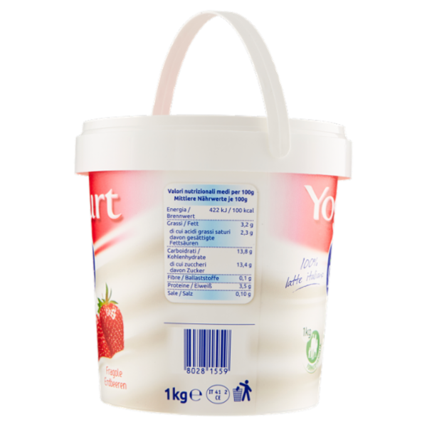 val Senales Yogurt Fragole 1 kg
