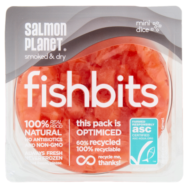 Salmon Planet fishbits Salmone Affumicato 100 g