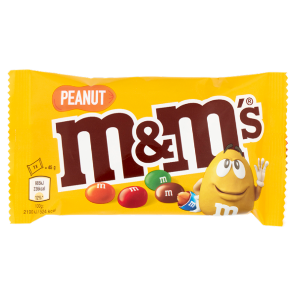 M&M's Peanut Confetti al Cioccolato con Arachidi 45 g
