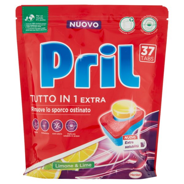 PRIL All in 1 Extra Tabs 666g 37 lav.