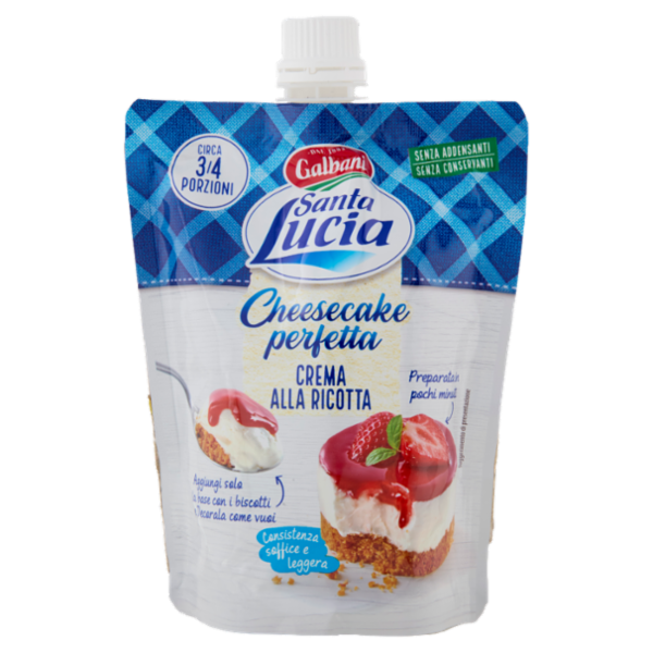 Galbani Santa Lucia Cheesecake perfetta Crema alla Ricotta 375 g