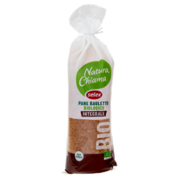 Selex Natura Chiama Pane Morbido Integrale Biologico a Fette 400 g