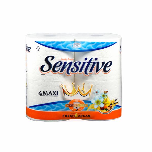 Sensitive 4 Maxi Rotoli Carta Igienica Fresh Argan