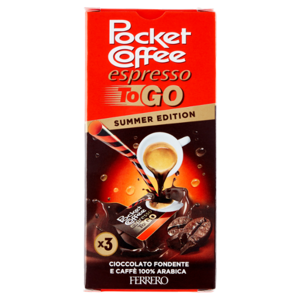 Pocket Coffee espresso To Go Summer Edition 3 pezzi 64,8 ml