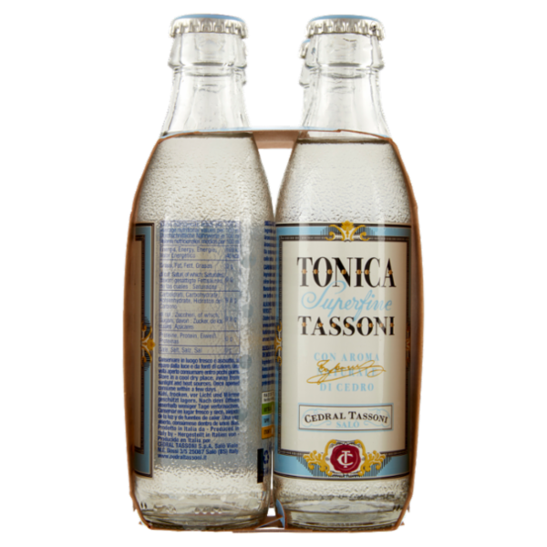 Tassoni Tonica Superfine con Aroma Naturale di Cedro 4 x 180 ml