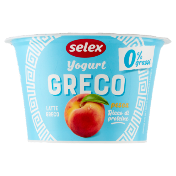 Selex Yogurt Greco 0% Grassi Pesca 150 g
