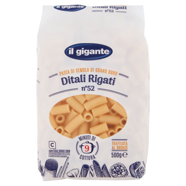 IL GIGANTE Ditali Rigati n°52 500 g