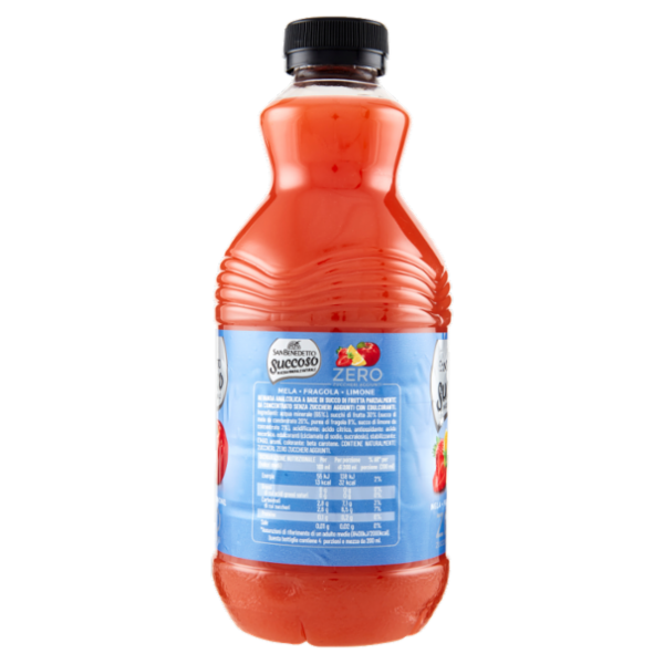San Benedetto Succoso Zero Mela Fragola Limone PET 0,90 L