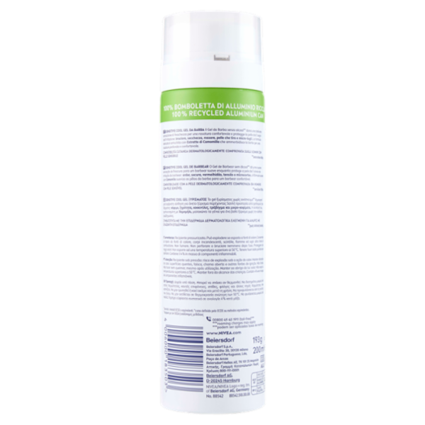 Nivea Men Sensitive Cool Gel da Barba 200 ml