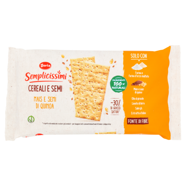 Doria Semplicissimi Crackers Mais e Semi di Quinoa - 245 g