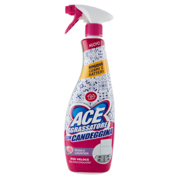 Ace Sgrassatore con Candeggina Rosa e Lavanda 600 ml