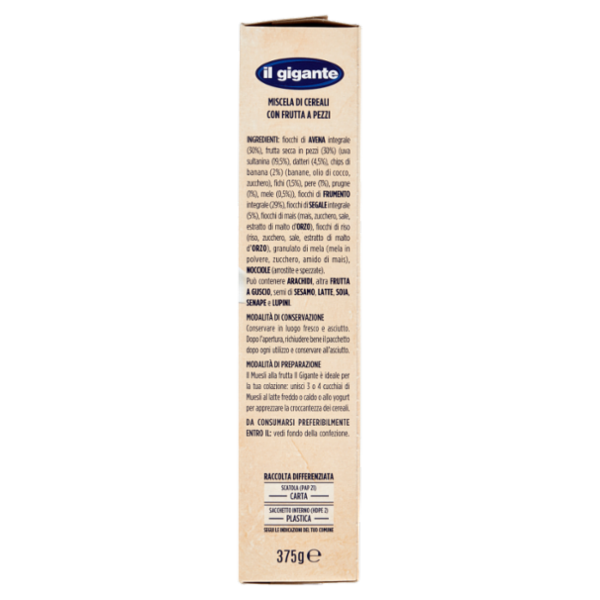 IL GIGANTE Muesli alla Frutta 375 g