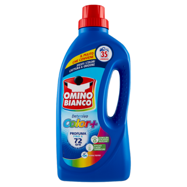 Omino Bianco Detersivo Lavatrice Liquido Color+ 35 Lavaggi 1400 ml