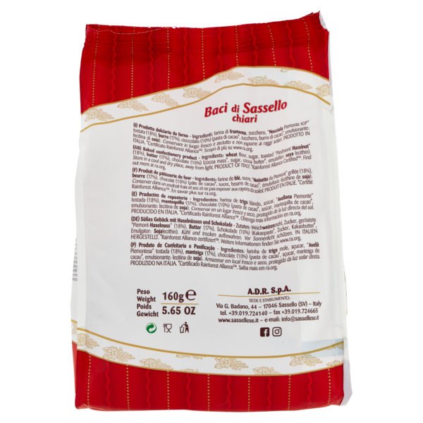la Sassellese Baci di Sassello chiari 160 g